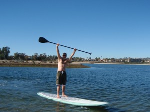 Jason Moffatt SUP in Mission Bay